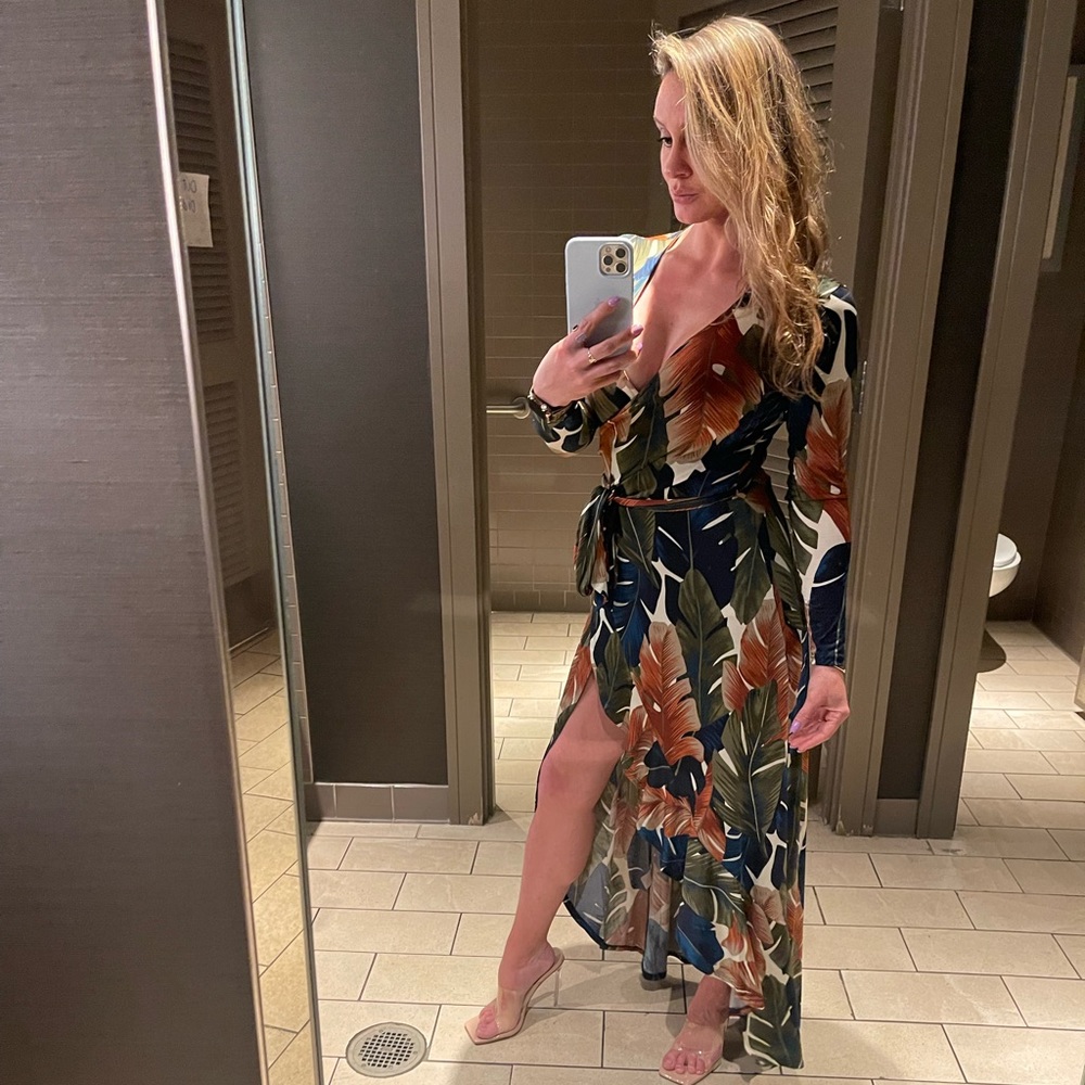 Midsummer’s night maxi dress (S)